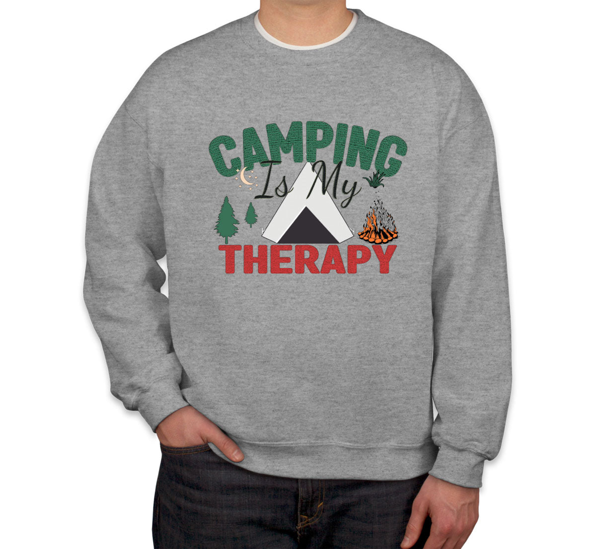 Camping Is My Therapy Unisex Sweatshirt