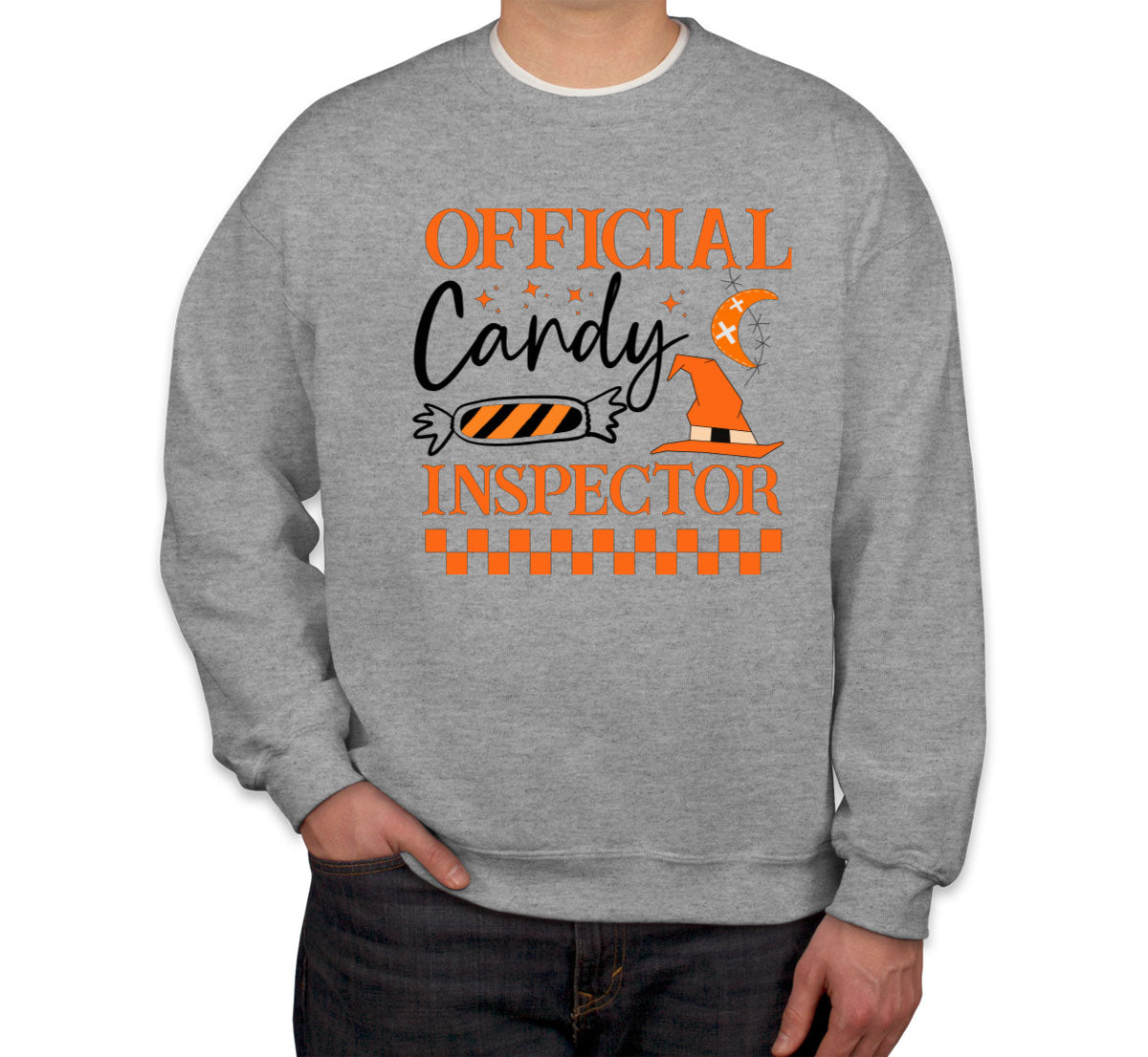 Official Candy Inspector Halloween Unisex Sweatshirt