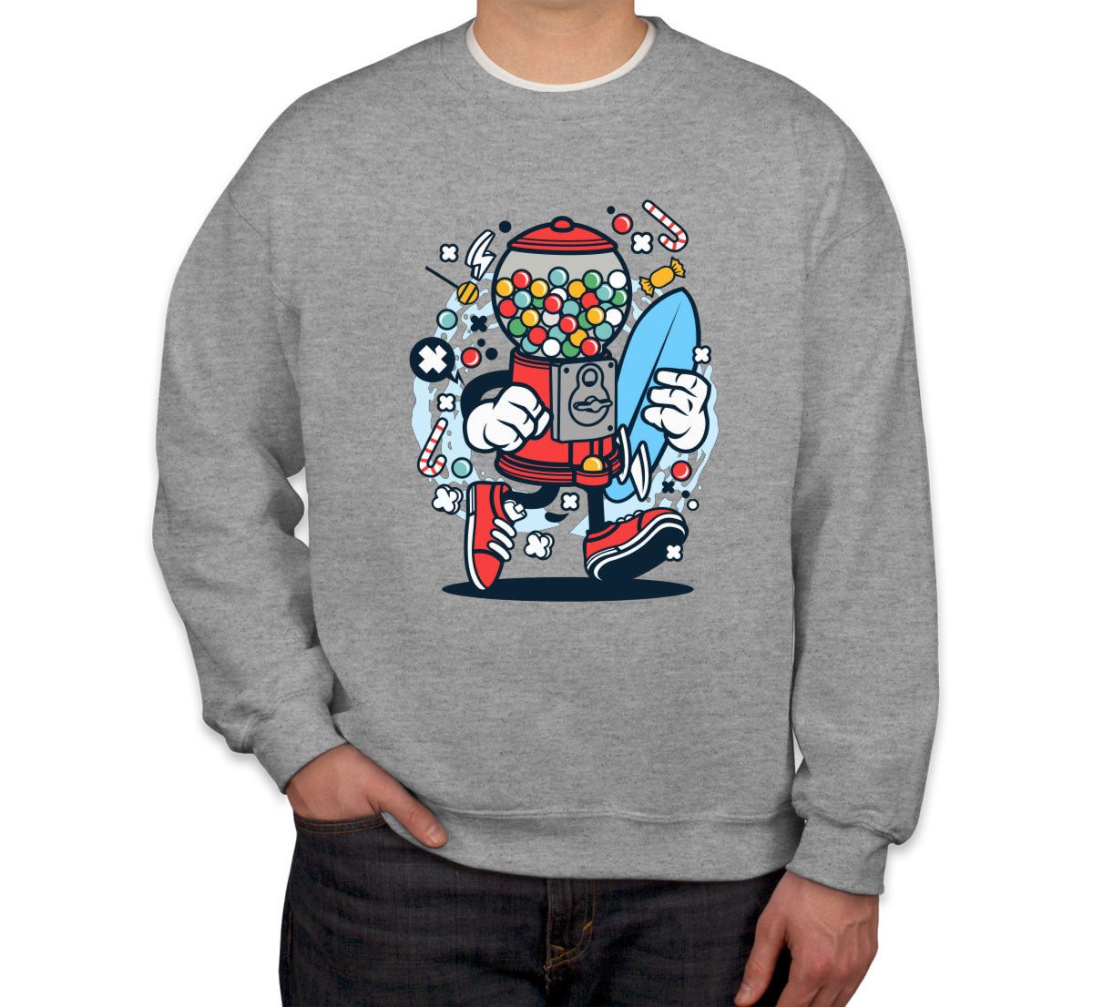 Candy Machine Surfer Unisex Sweatshirt