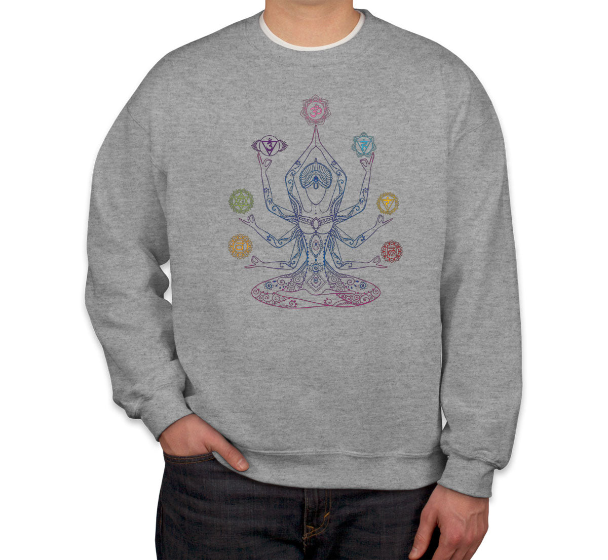 Meditation Chakra Yoga Reiki Unisex Sweatshirt