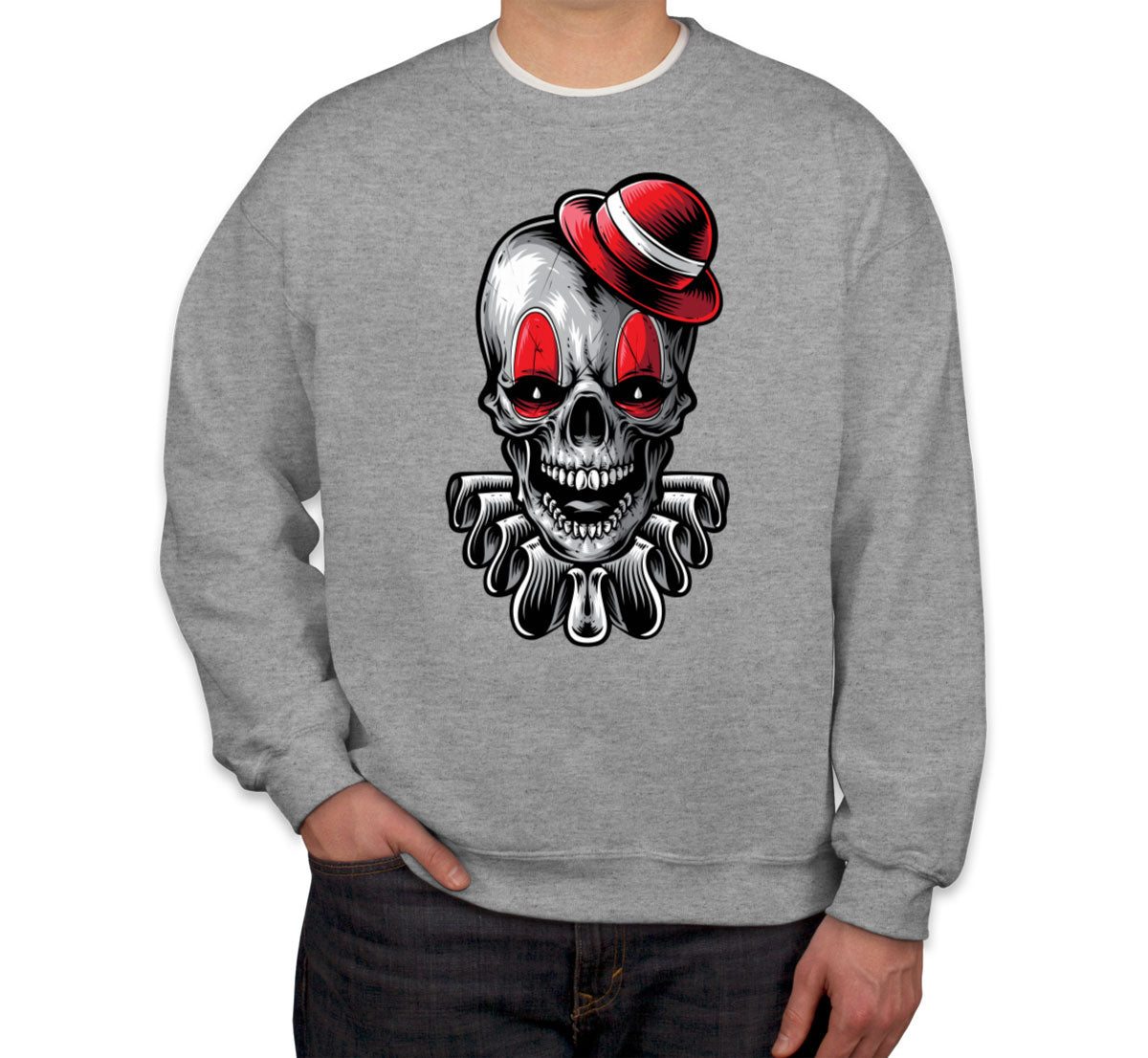 Clown Skull Unisex Sweatshirt