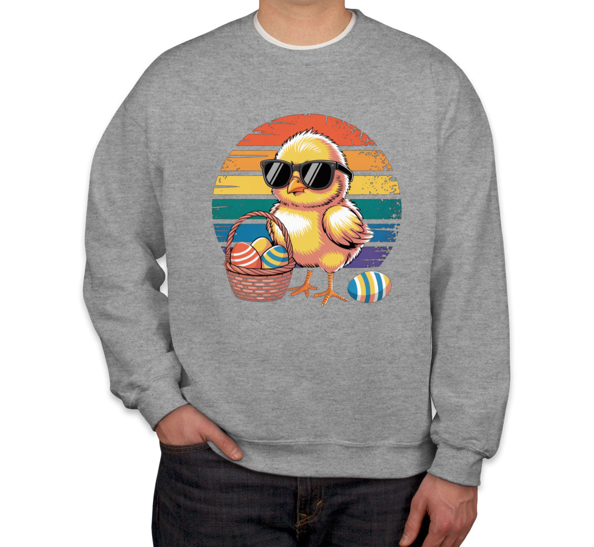 Cool Easter Chick Unisex Sweatshirt