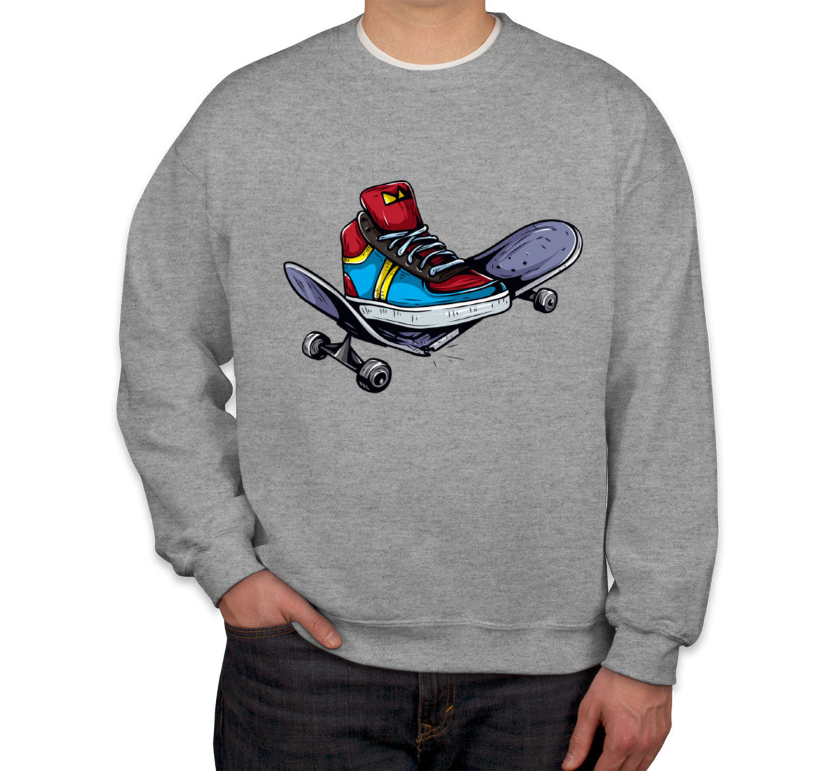 Sneaker Skateboard Unisex Sweatshirt