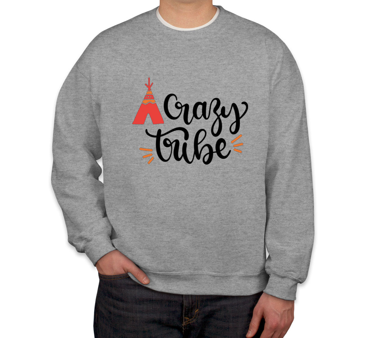 Crazy Tribe Camping Unisex Sweatshirt