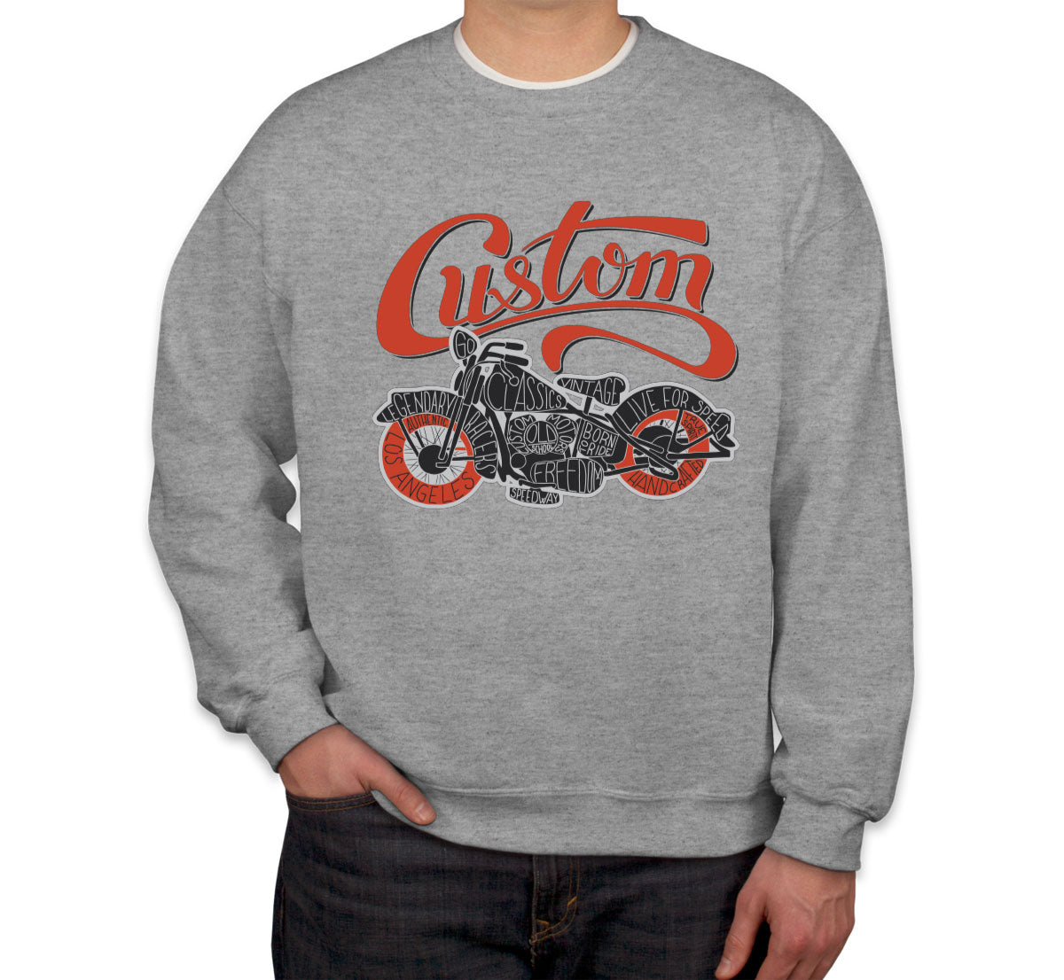 Custom Motorcycle Unisex Sweatshirt