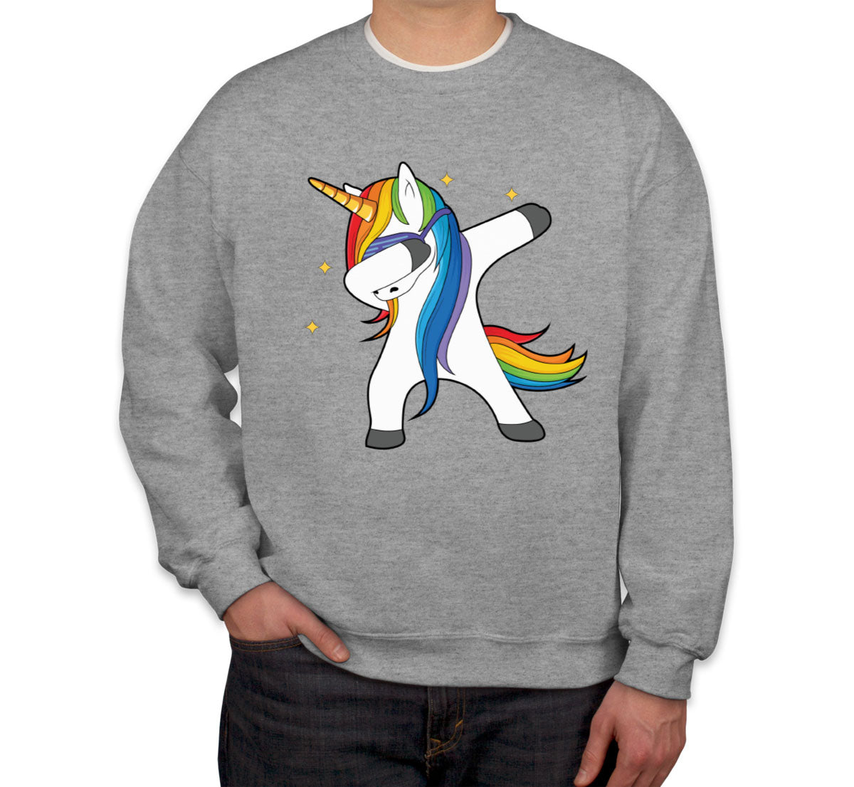 Dabbing Unicorn Unisex Sweatshirt