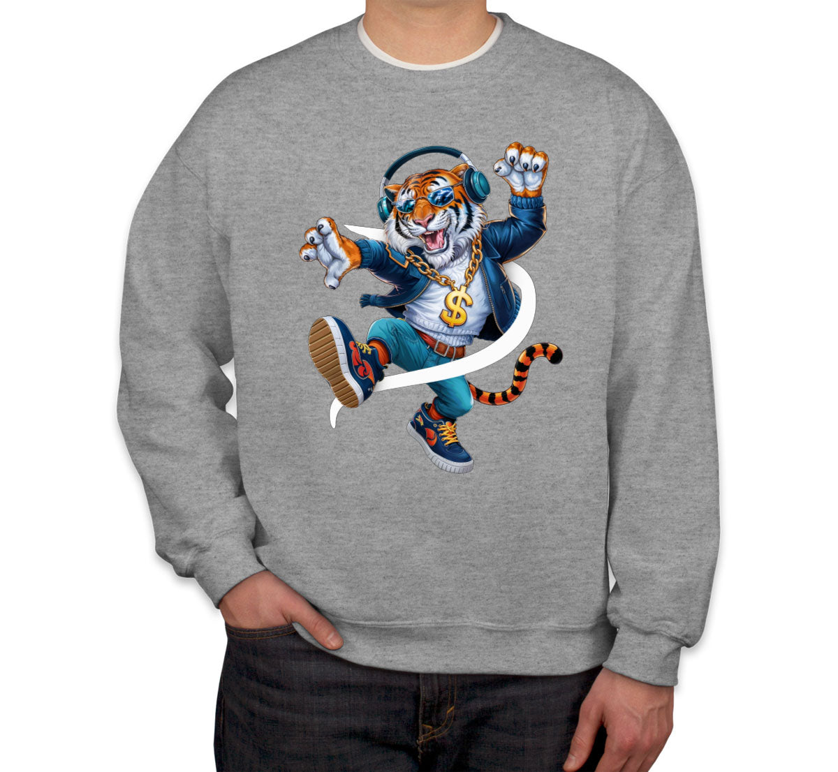 Dancing Tiger Unisex Sweatshirt