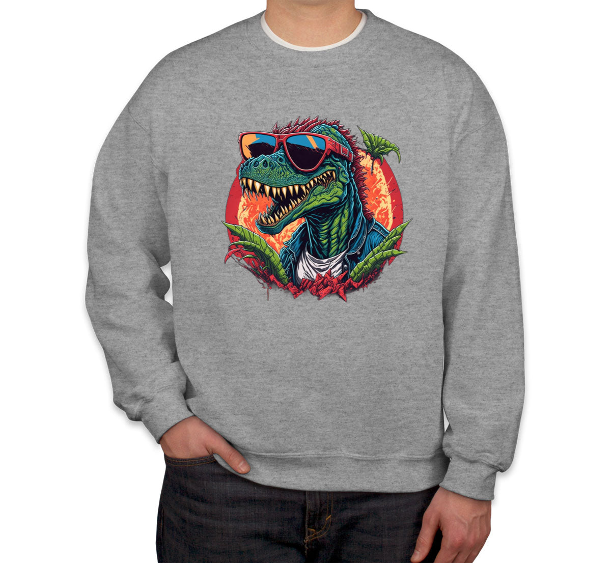 Colorful Dinosaur  Unisex Sweatshirt