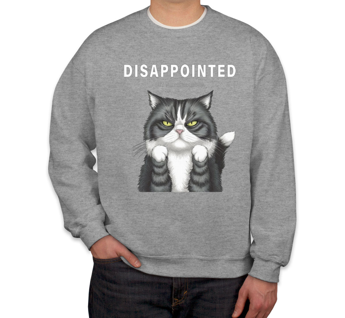 Disappointed Cat Unisex Sweatshirt