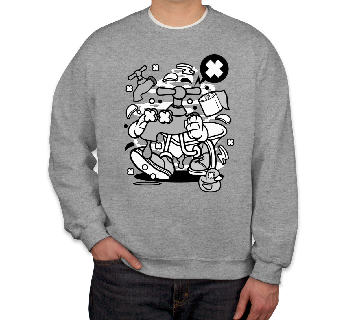 Faucet Cartoon Unisex Sweatshirt