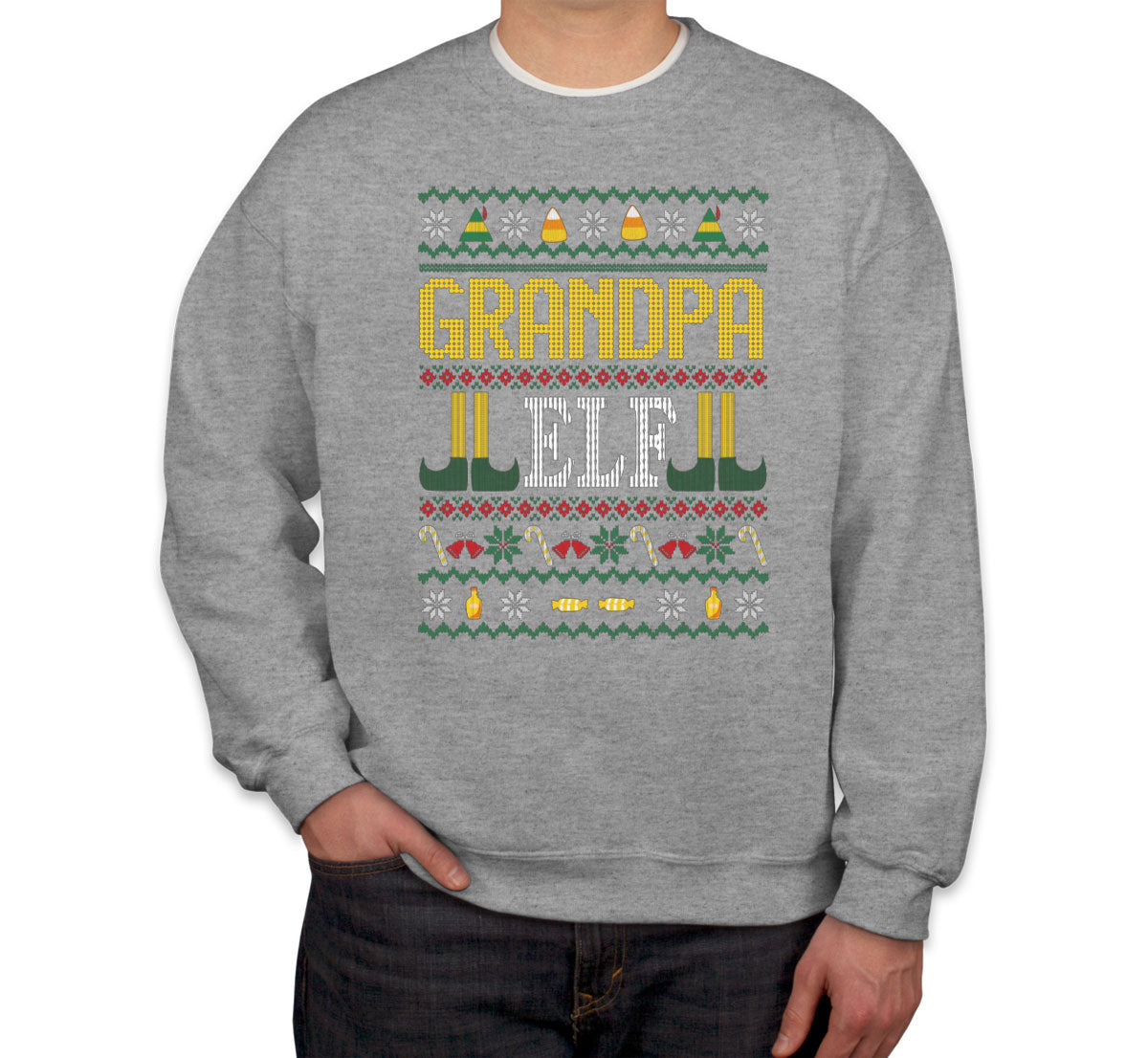 Grandpa Elf Unisex Sweatshirt