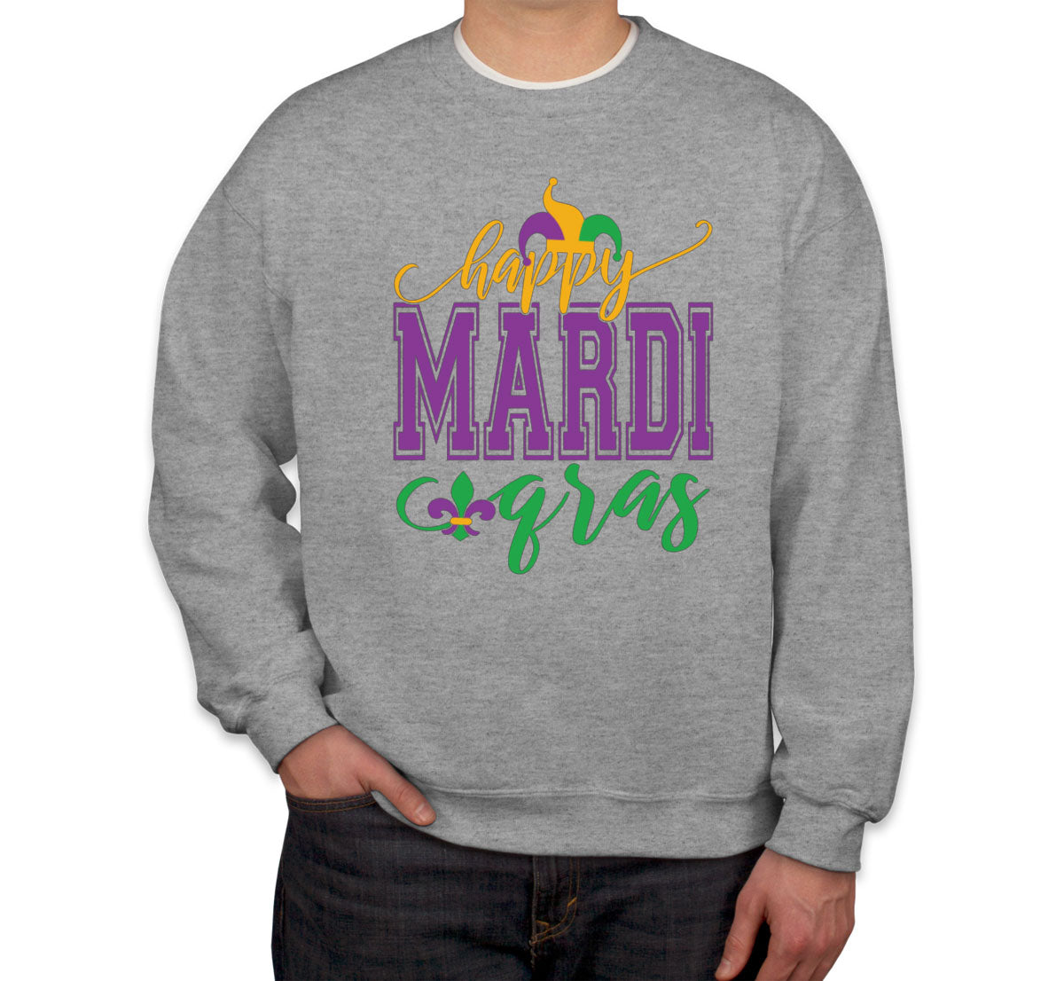 Happy Mardi Gras Unisex Sweatshirt