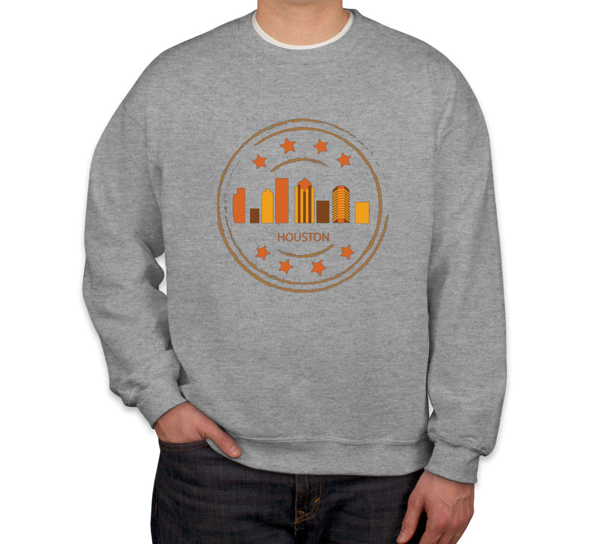 Houston Stamp Unisex Sweatshirt