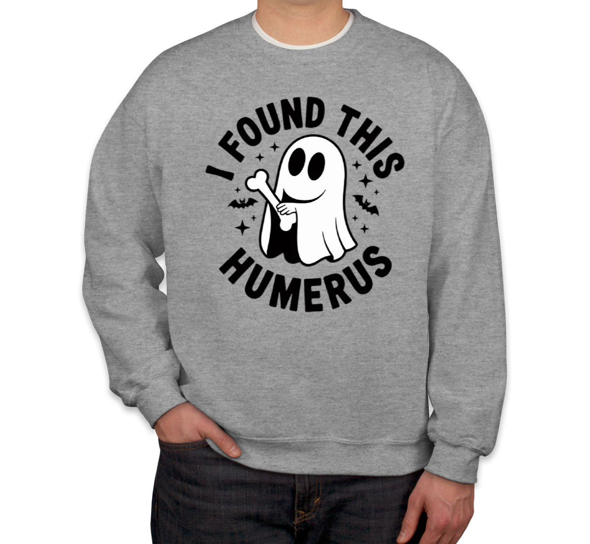 I Found This Humerus Halloween Unisex Sweatshirt