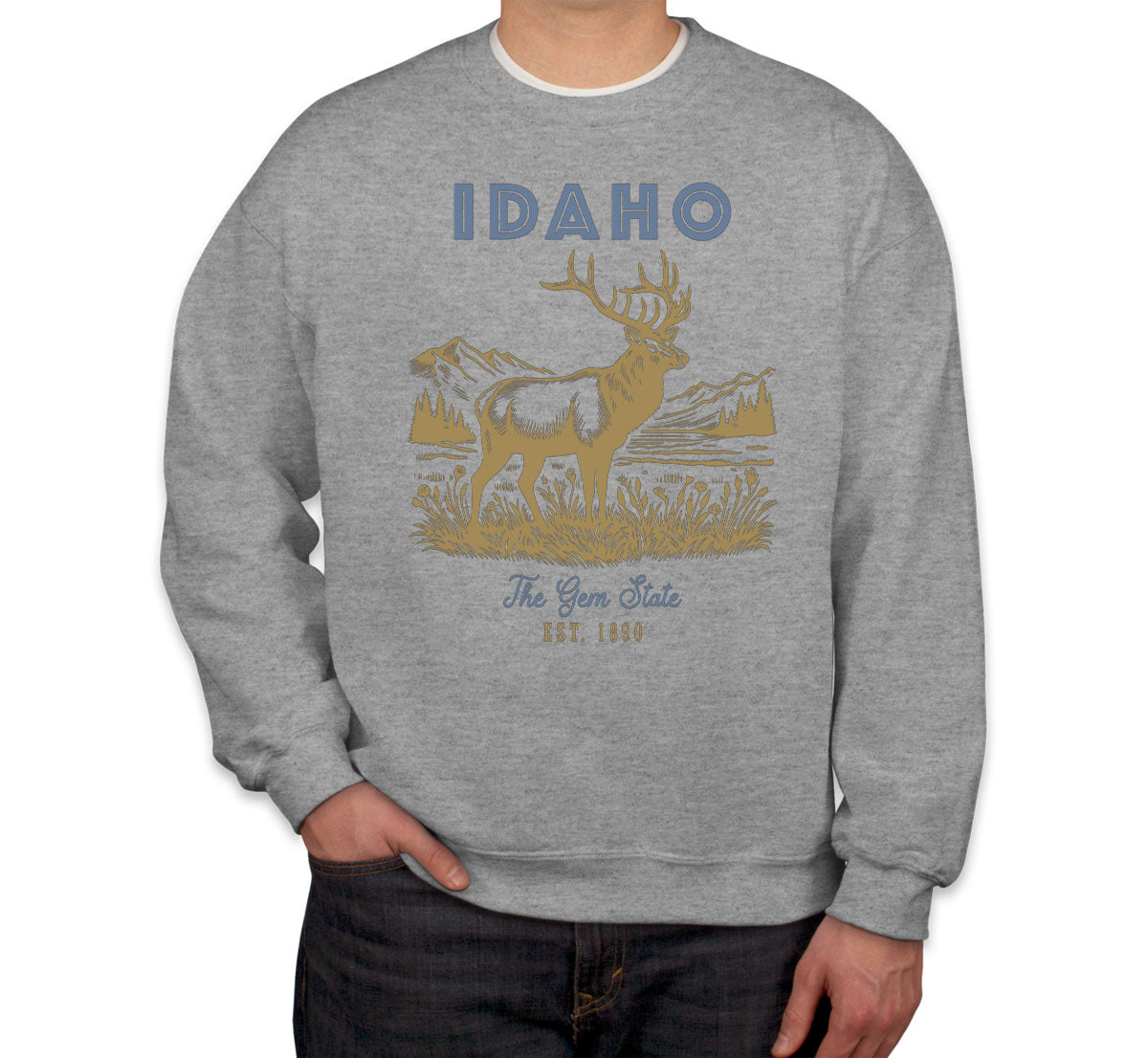 Idaho State Vintage Unisex Sweatshirt