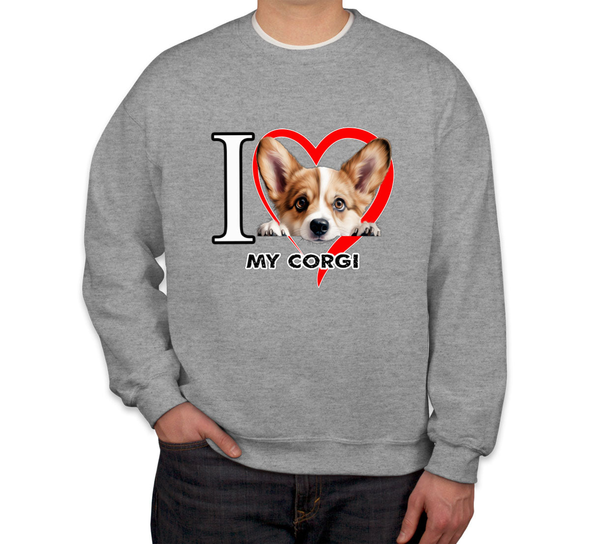 I Love My Corgi Dog Unisex Sweatshirt