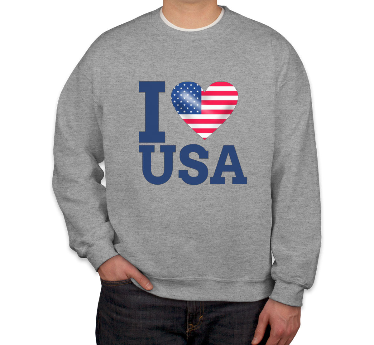 I Love USA Unisex Sweatshirt