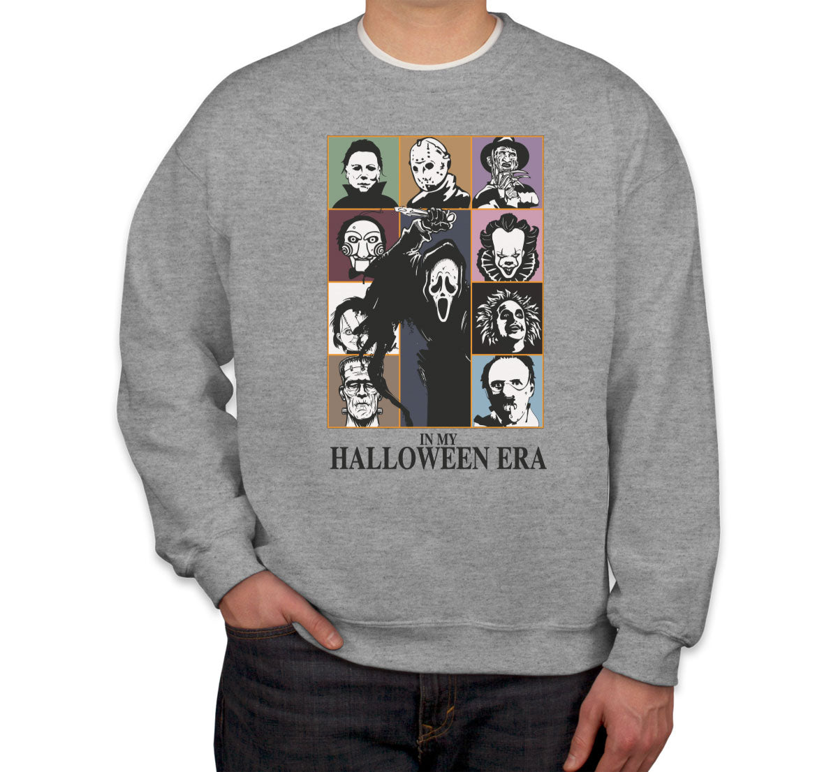 In My Halloween Era Horror Movie Characters Unisex Sweatshirt