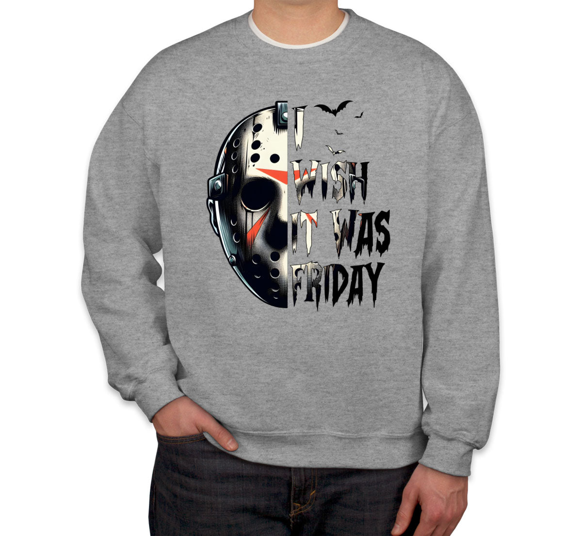 Jason I Wish It Was Friday Halloween Unisex Sweatshirt