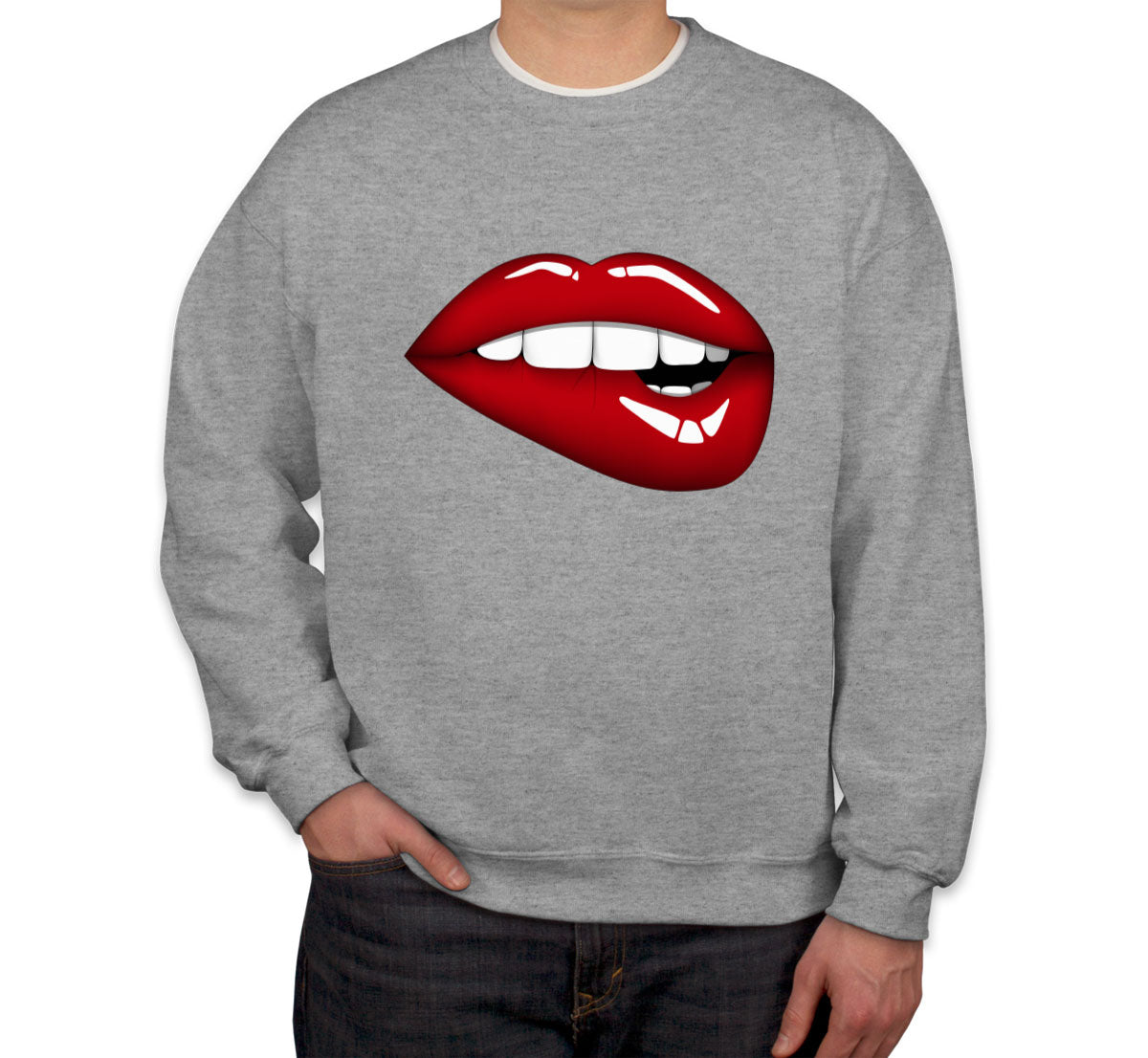 Glossy Lipstick Unisex Sweatshirt