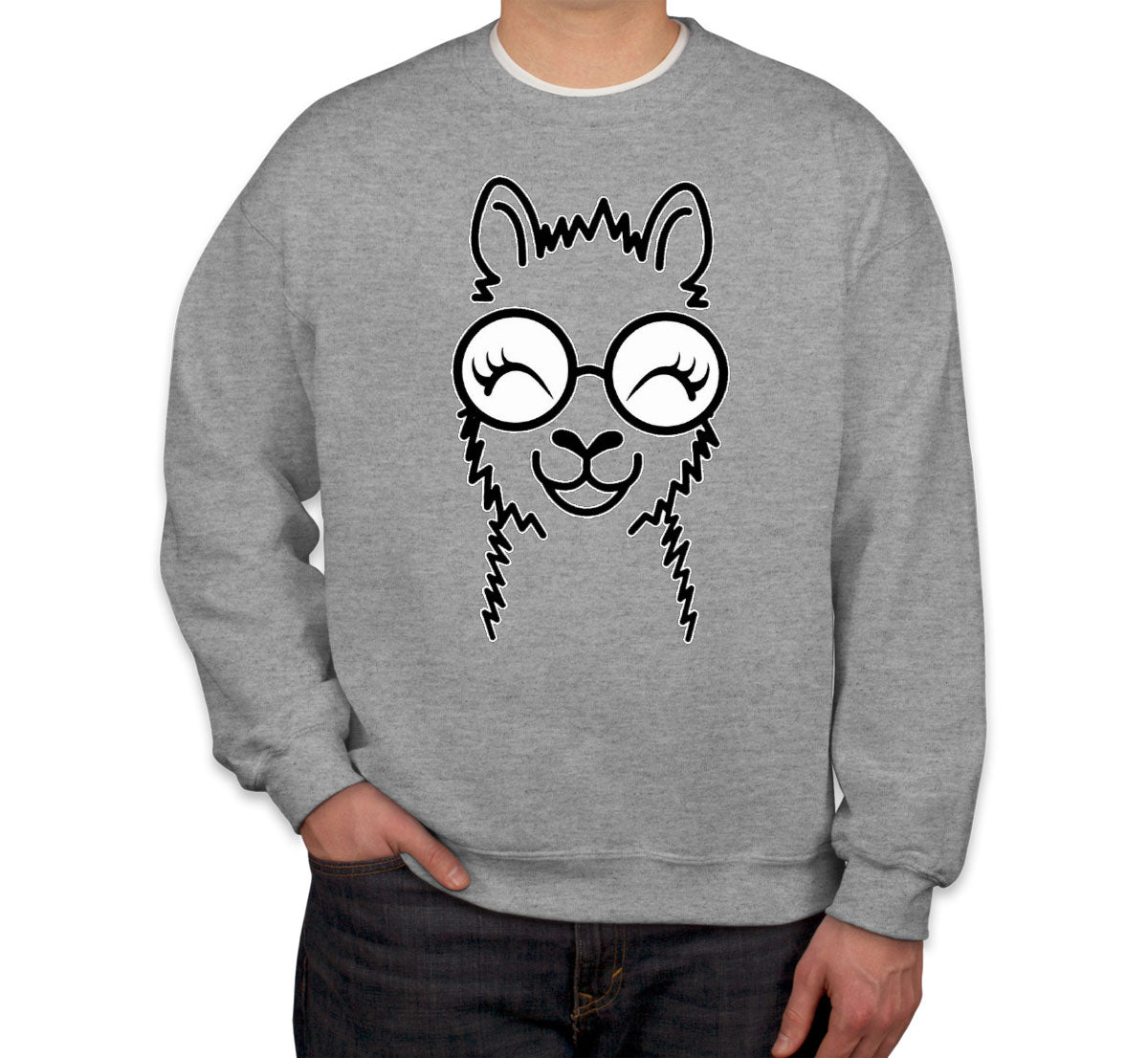 Llama Smile Unisex Sweatshirt