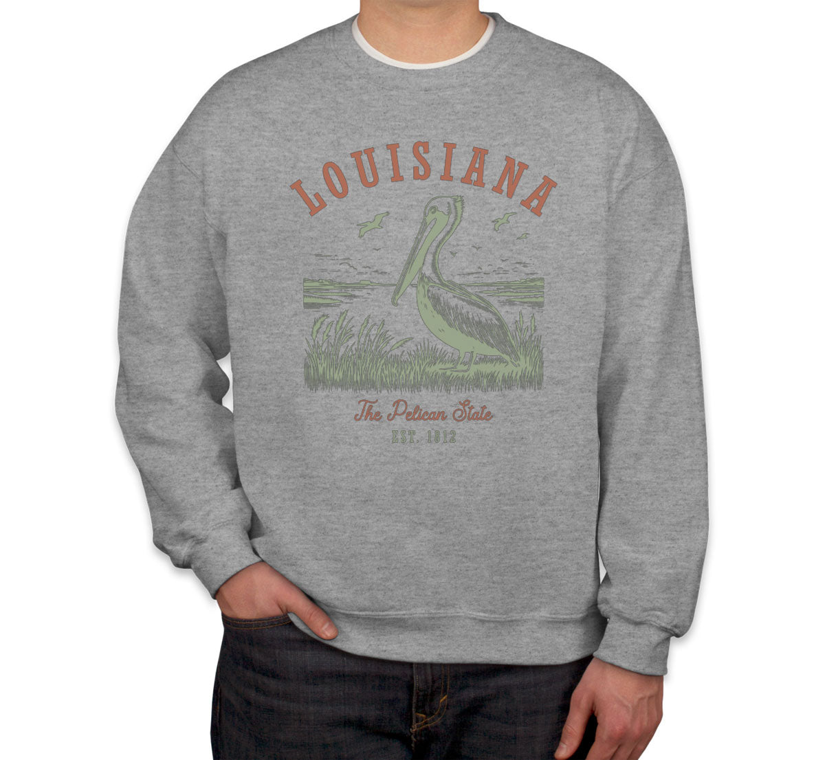 Louisiana State Vintage Unisex Sweatshirt
