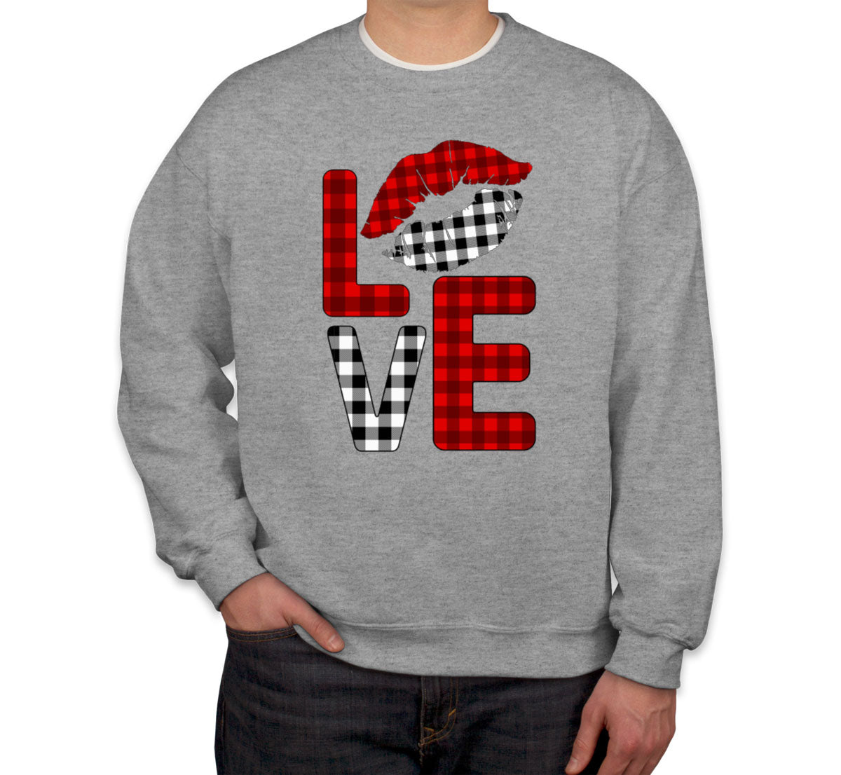 Love Lipstick Valentine's Day Unisex Sweatshirt