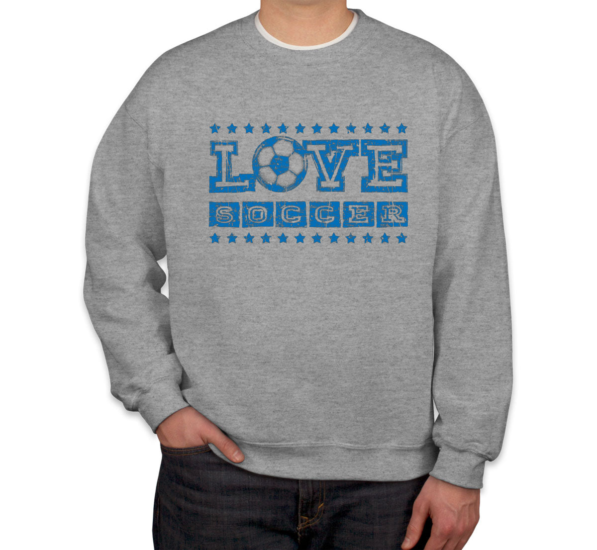 Love Soccer Unisex Sweatshirt