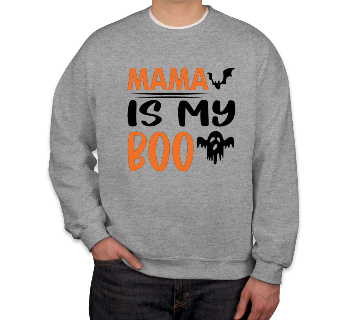 Mama Is My Boo Halloween Unisex Sweatshirt