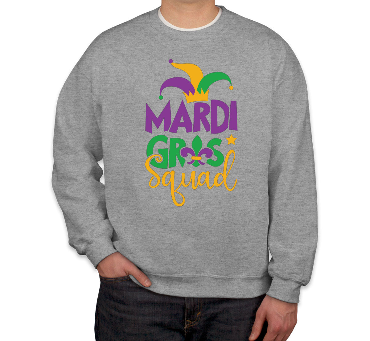 Mardi Gras Squad Unisex Sweatshirt