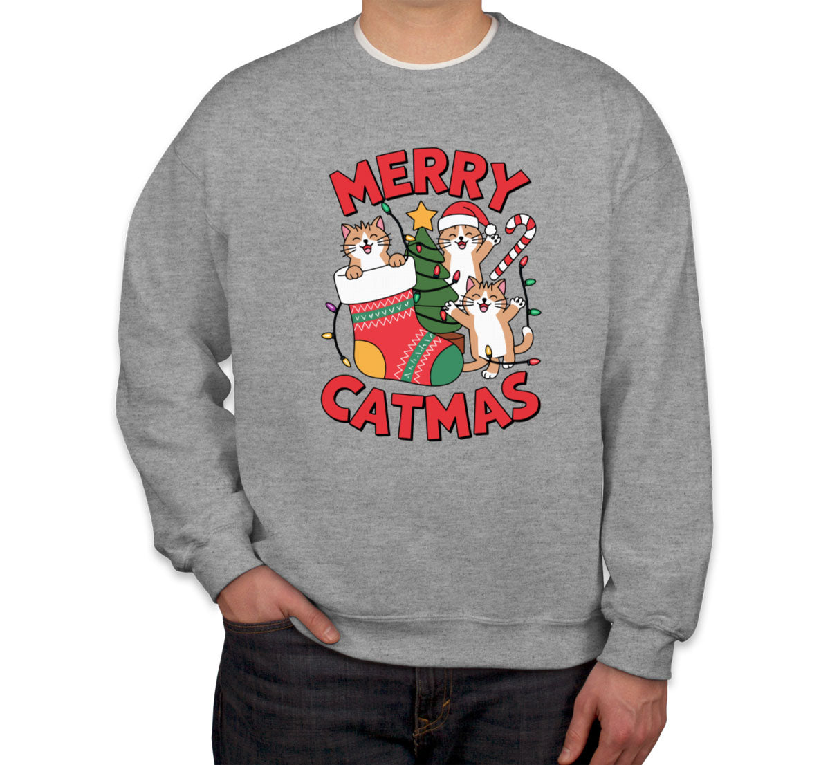 Merry Catmas Unisex Sweatshirt