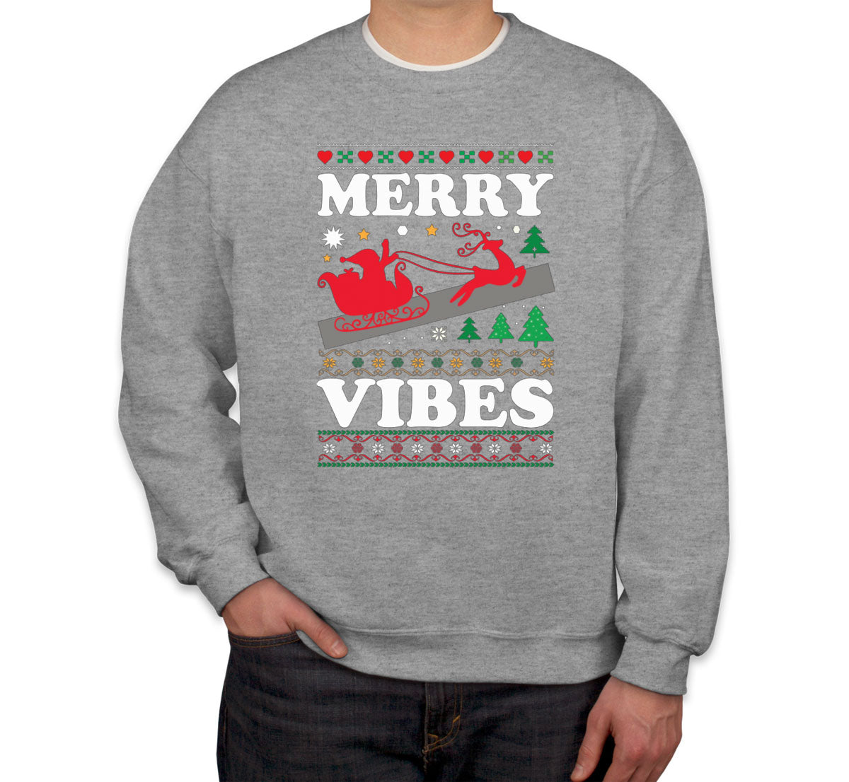 Merry Vibes Unisex Sweatshirt