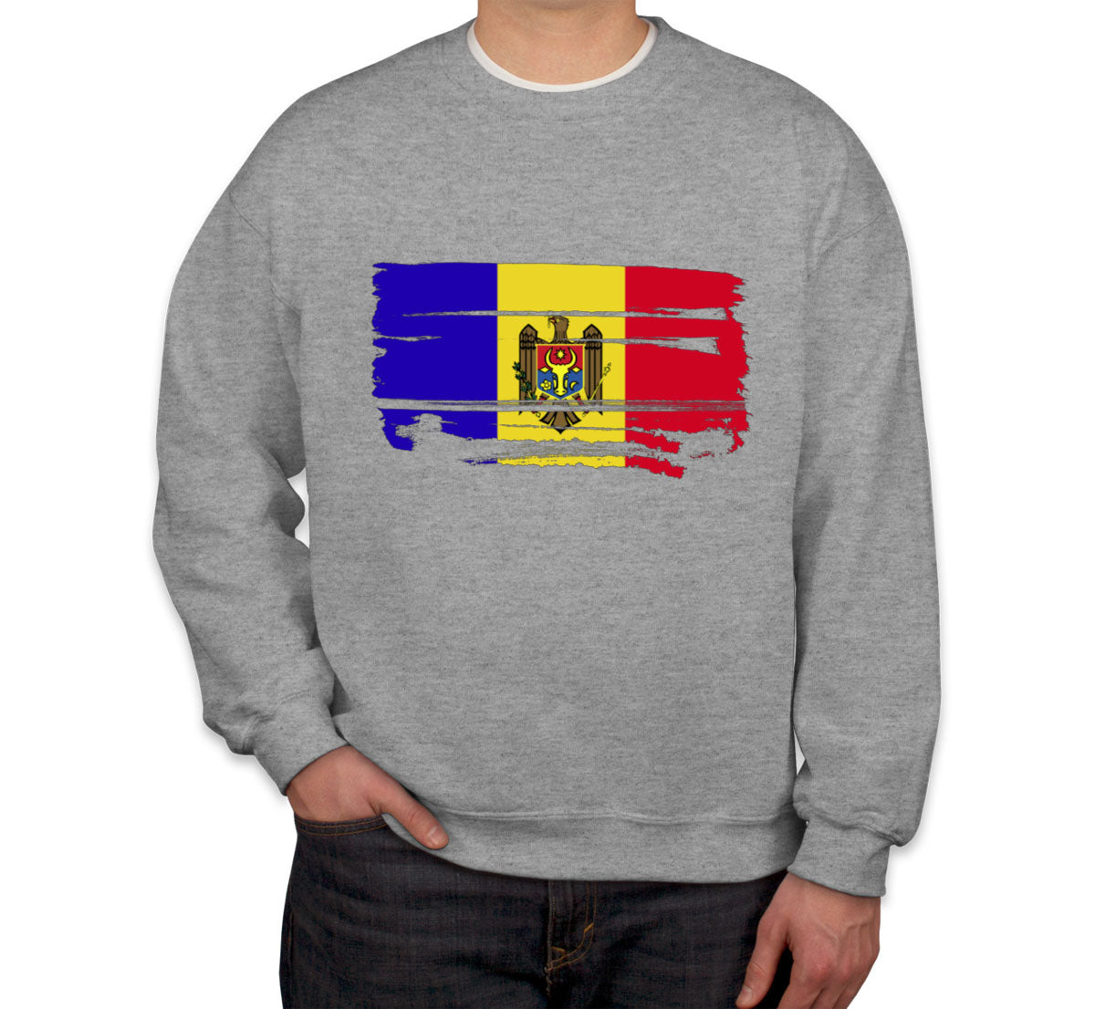 Moldova Flag Unisex Sweatshirt