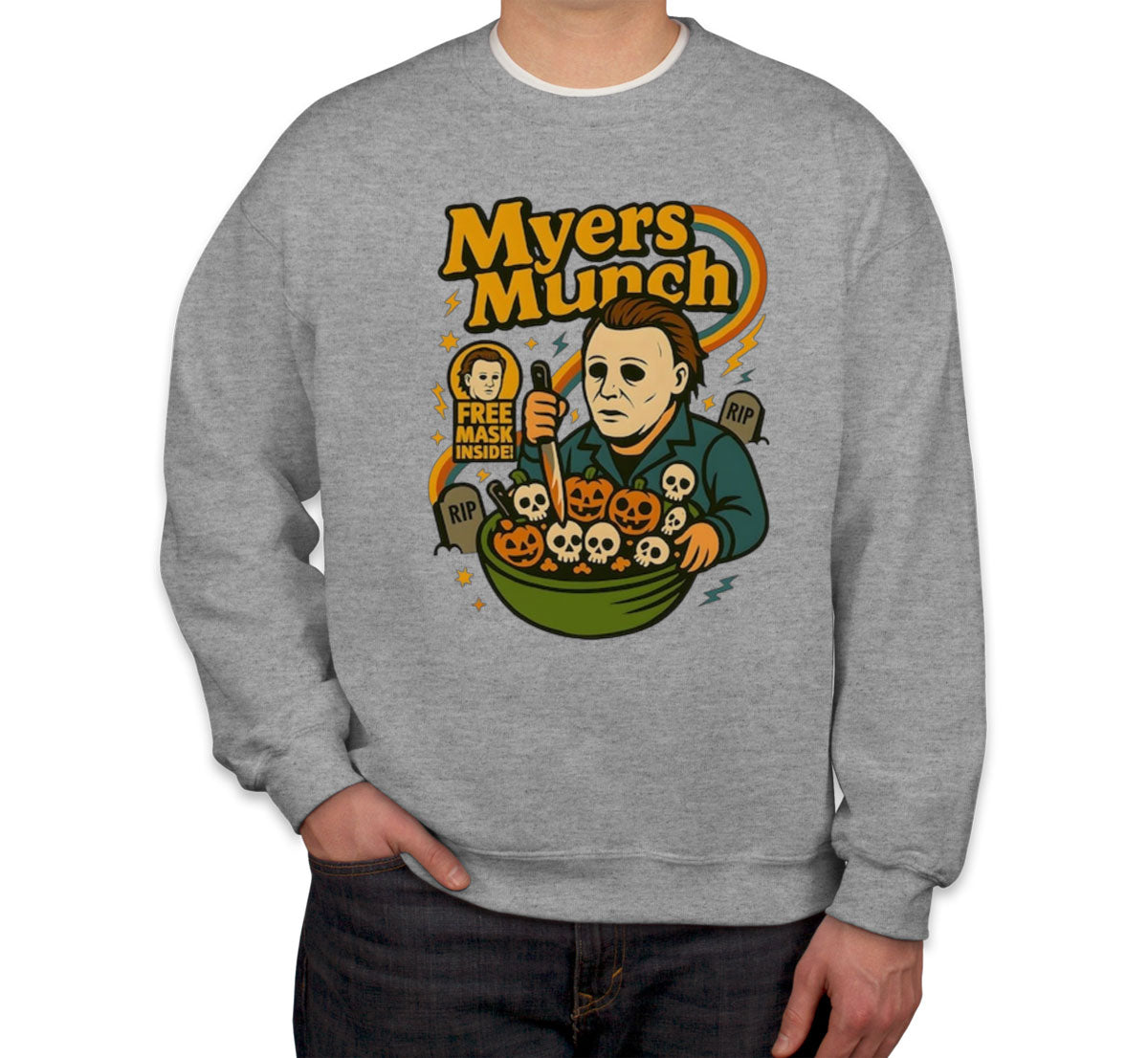 Myers Munch Halloween Unisex Sweatshirt