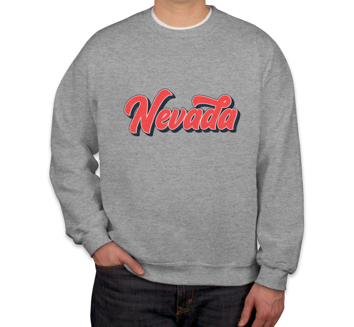 Nevada Vintage Typography Unisex Sweatshirt