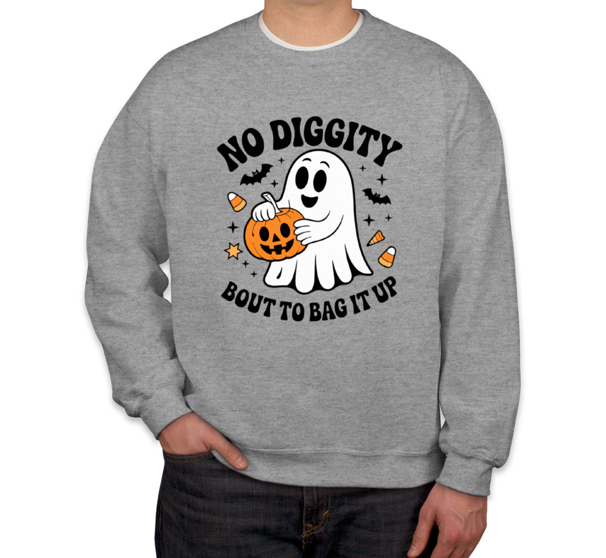 No Diggity Bout To Bag It Up Halloween Unisex Sweatshirt