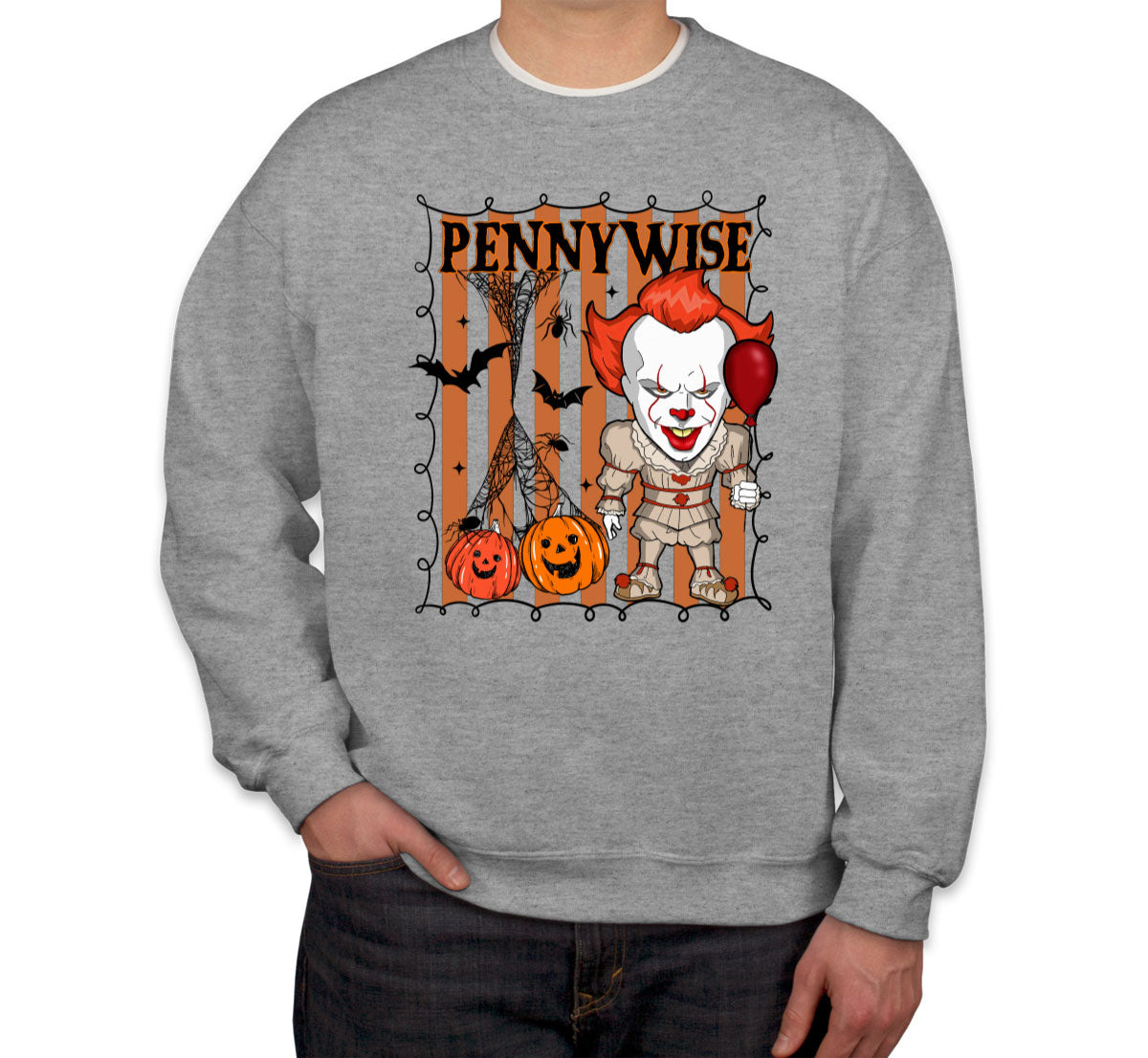 Pennywise Horror Movie Character Halloween Unisex Sweatshirt