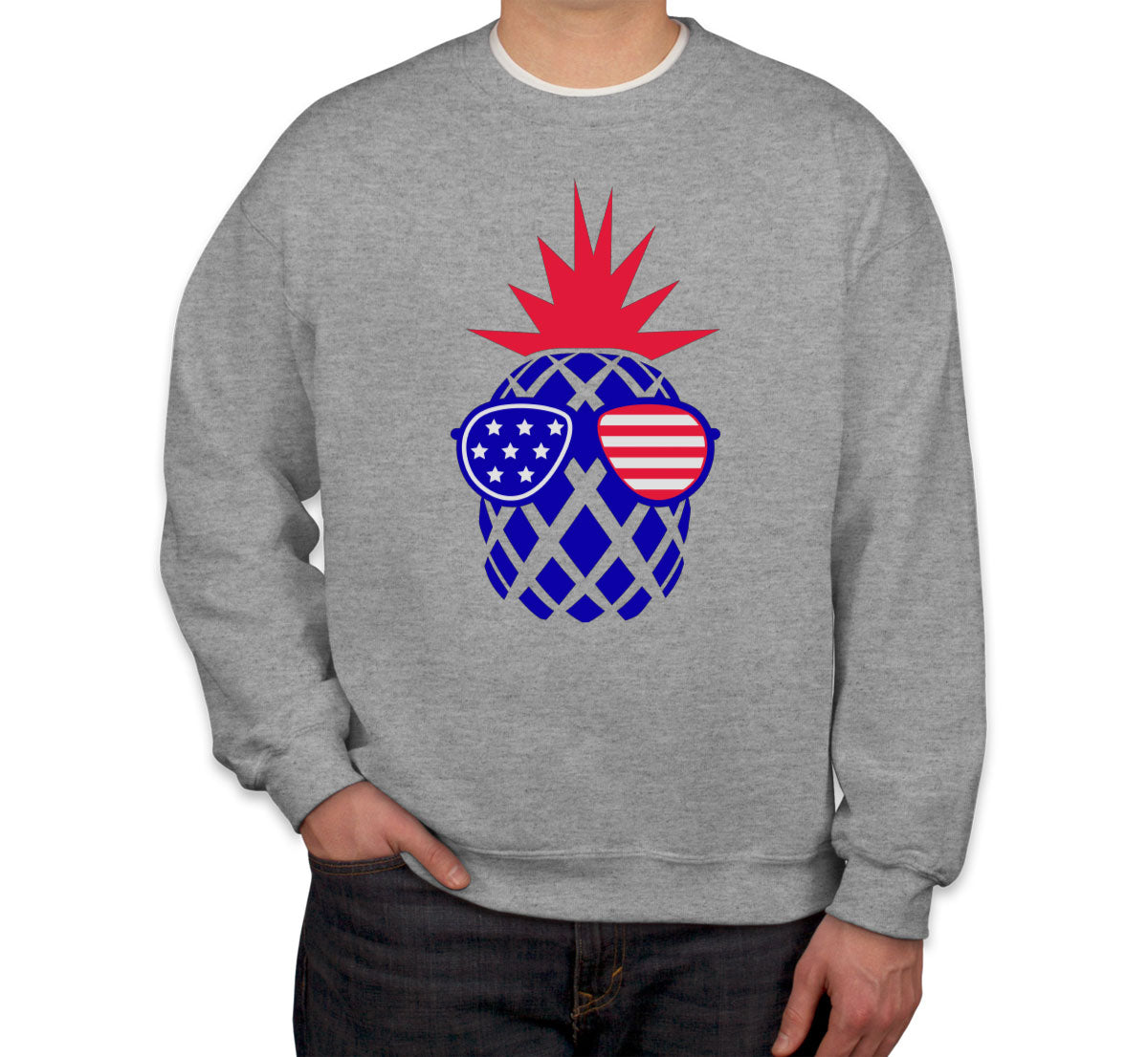 Pineapple America Patriotic Unisex Sweatshirt