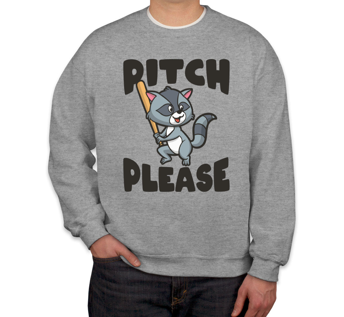 Pitch Please Baseball Unisex Sweatshirt