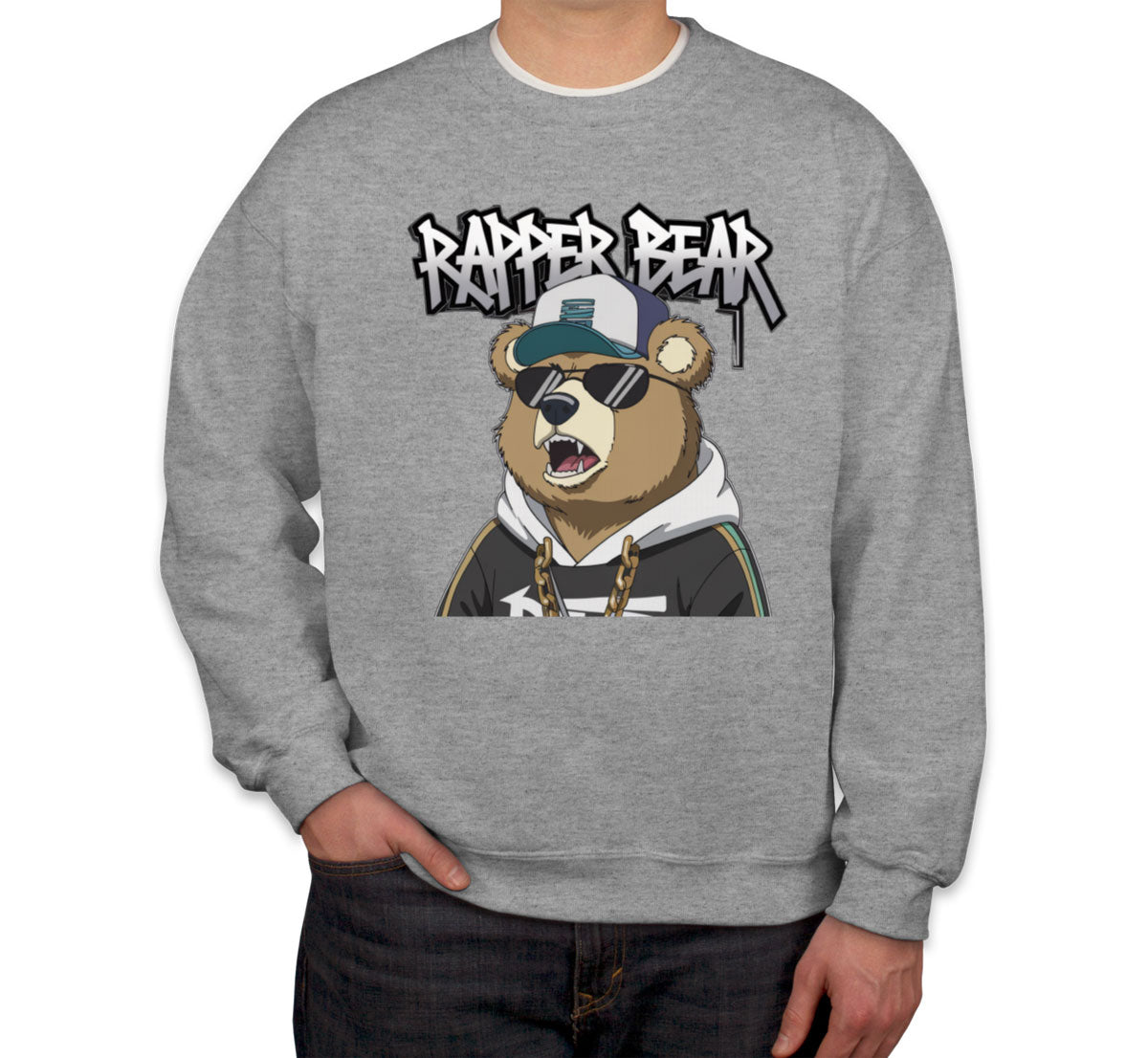 Rapper Bear Unisex Sweatshirt