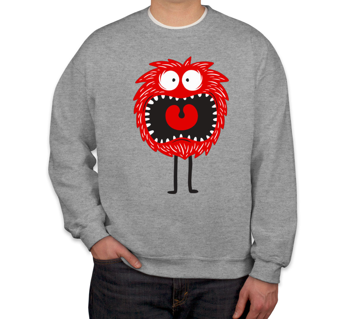 Red Monster Unisex Sweatshirt