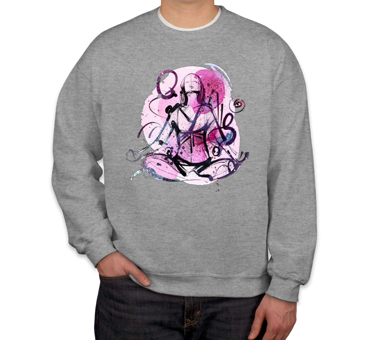 Meditation Yoga Reiki Girl Unisex Sweatshirt