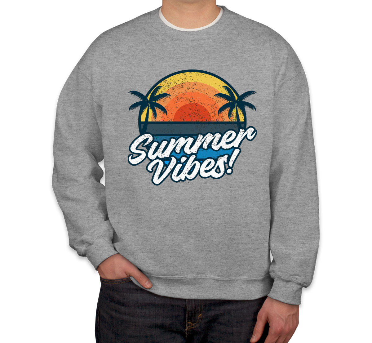 Retro Summer Vibes Unisex Sweatshirt