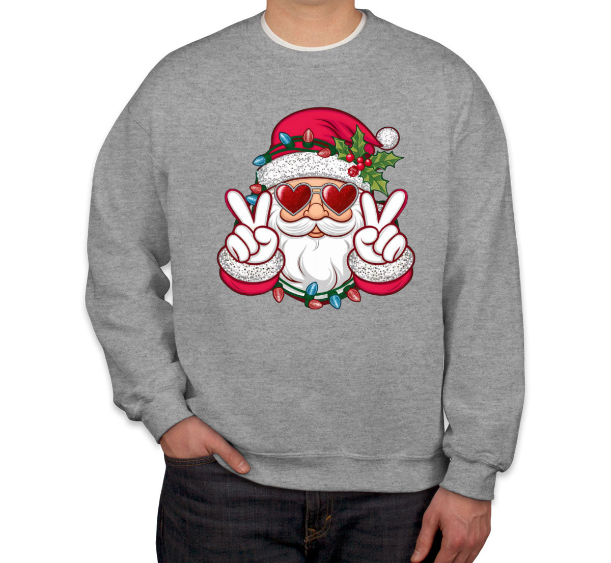 Cool Santa Claus Christmas Unisex Sweatshirt