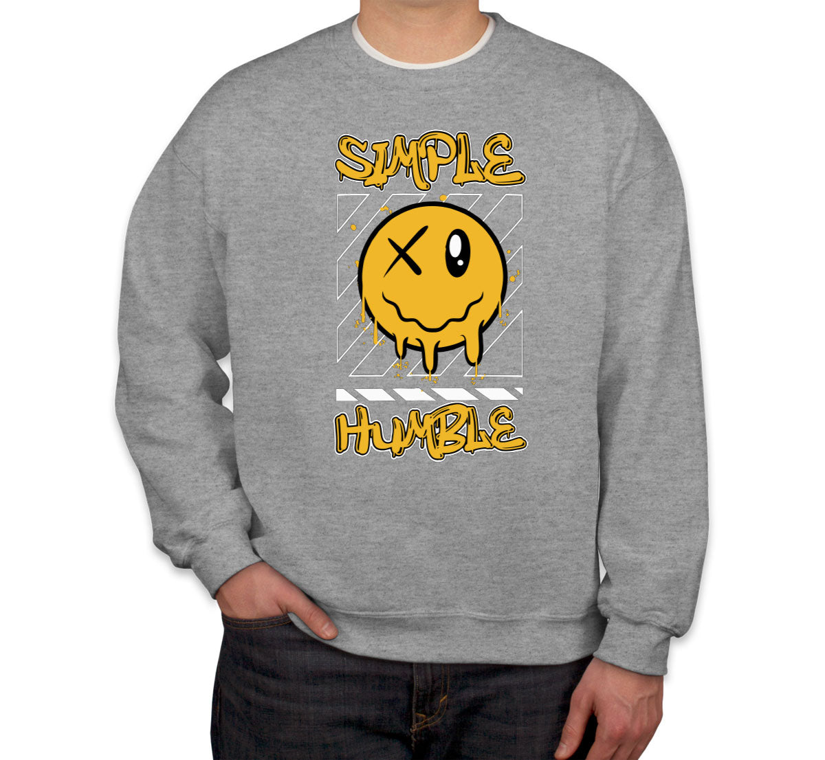Simple Humble Emoji Face Unisex Sweatshirt