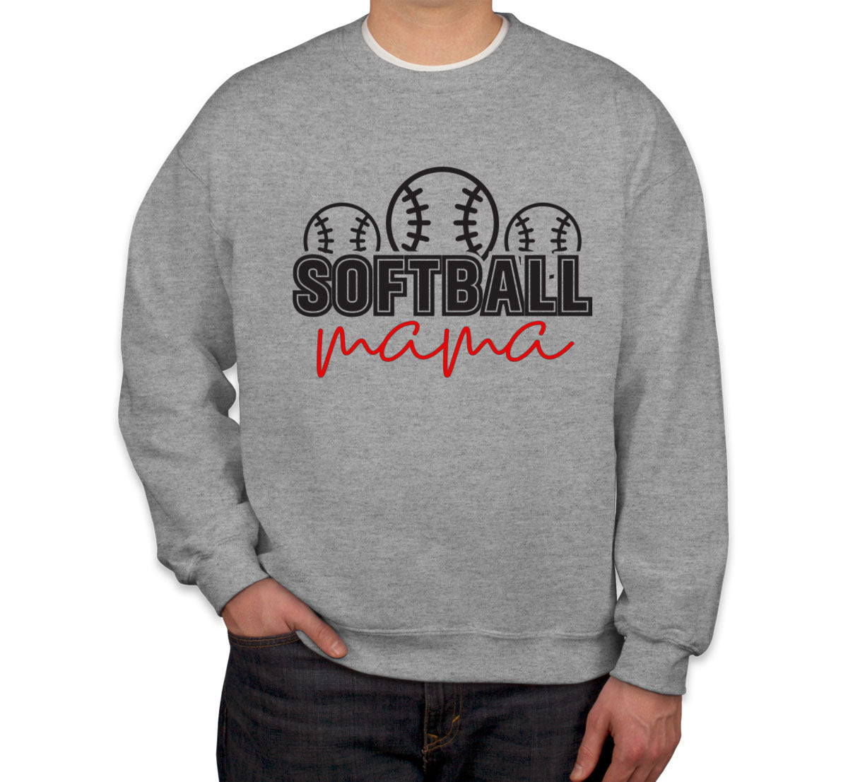 Softball Mama Unisex Sweatshirt