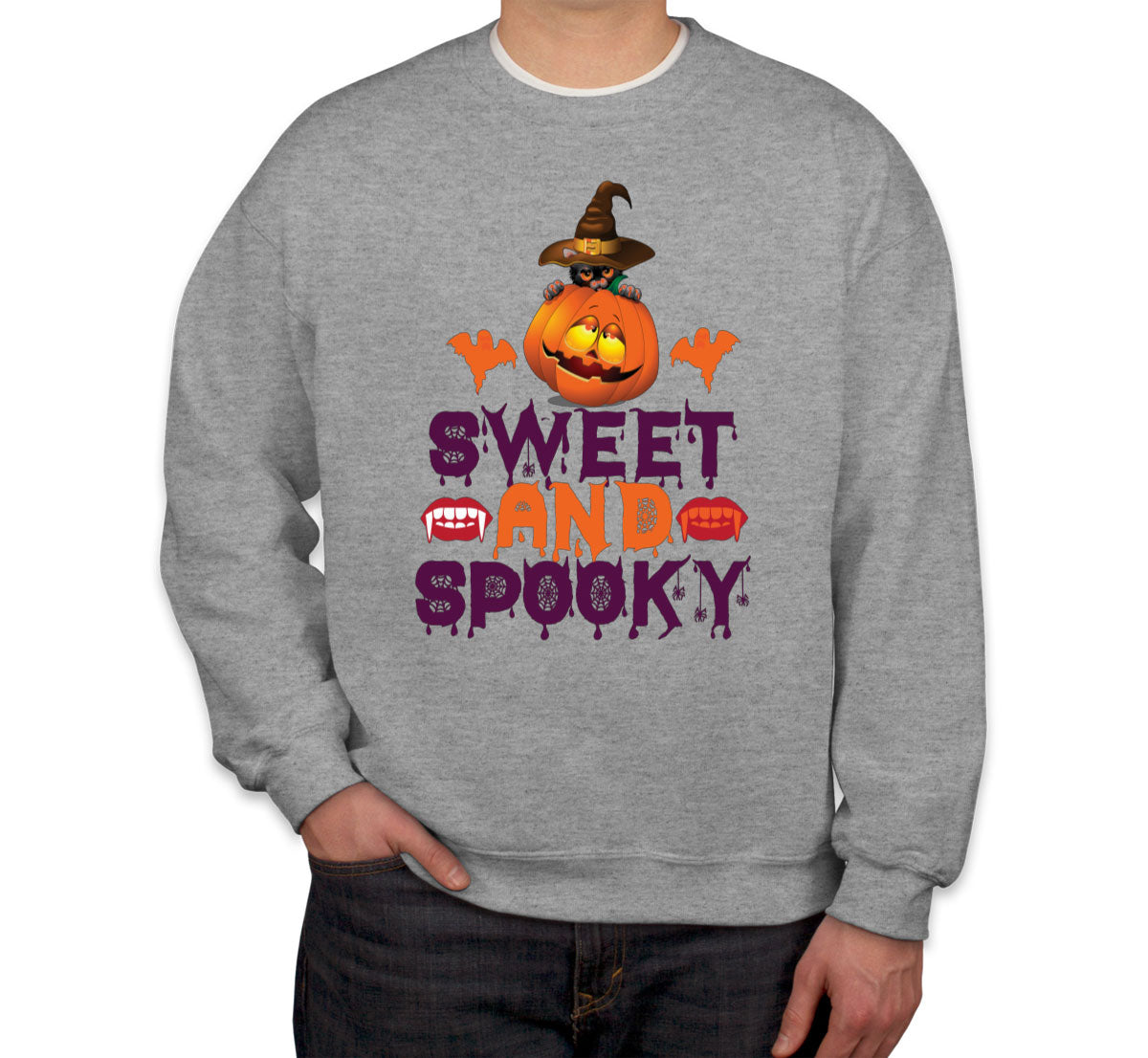 Sweet And Spooky Halloween Unisex Sweatshirt