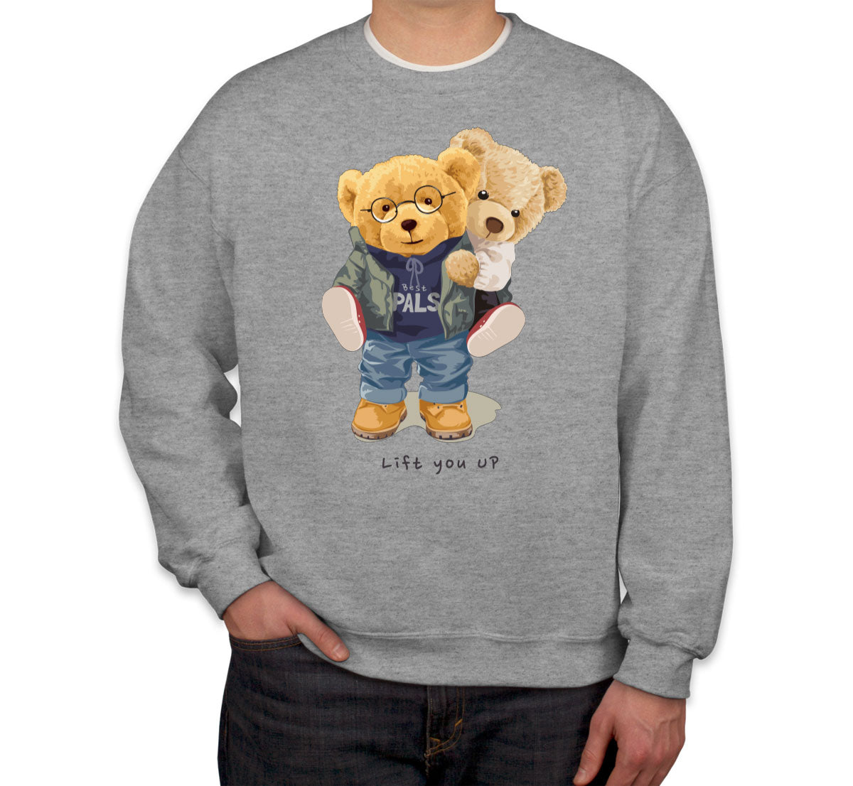 Teddy Bear Lift Unisex Sweatshirt