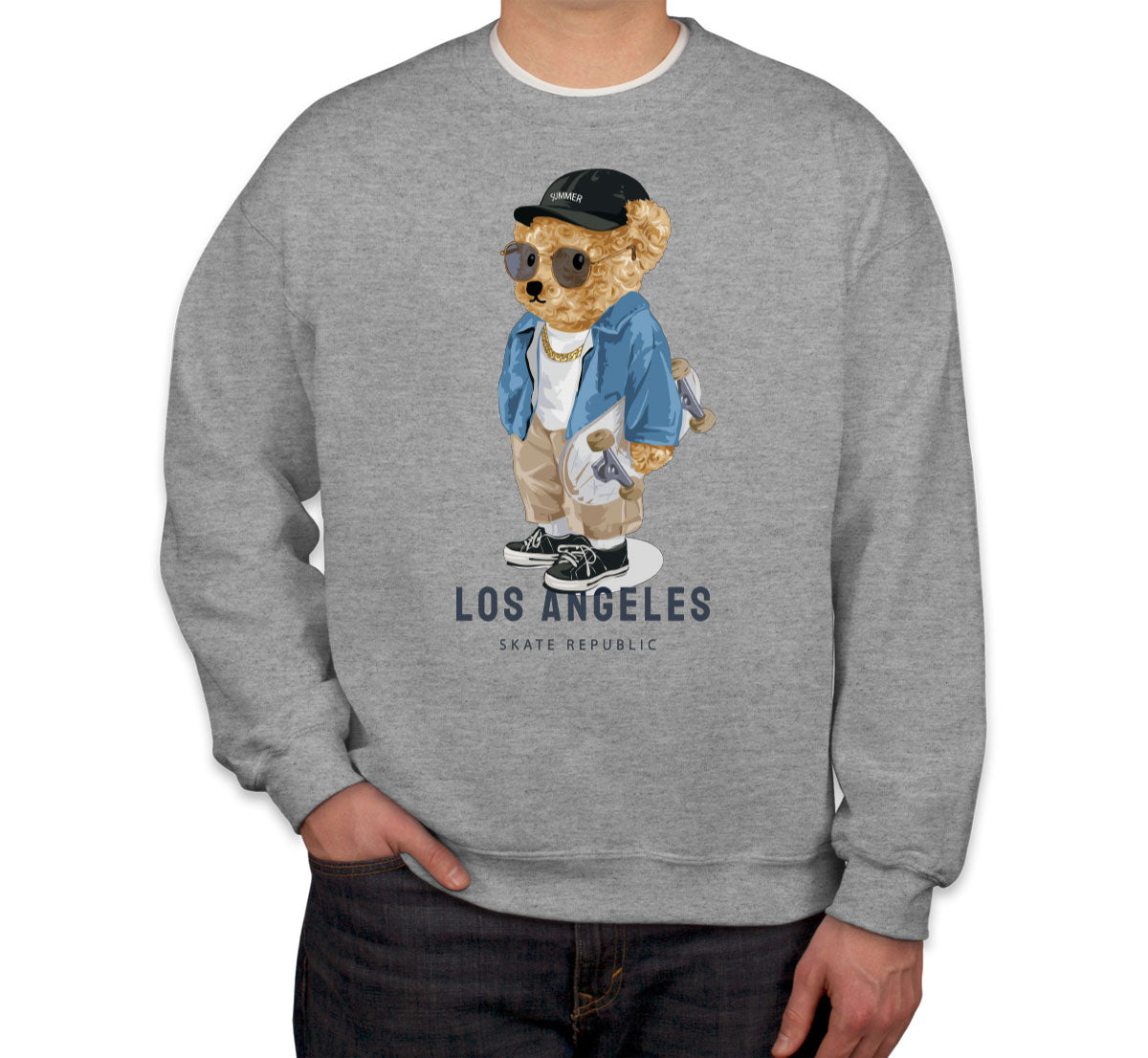 Teddy Bear Los Angeles Unisex Sweatshirt