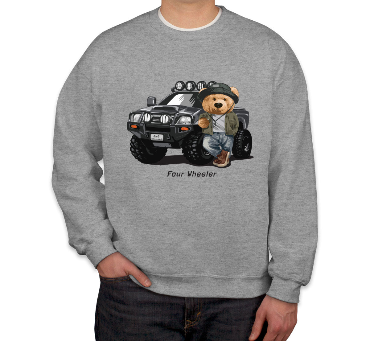 Teddy Bear Off Road Unisex Sweatshirt